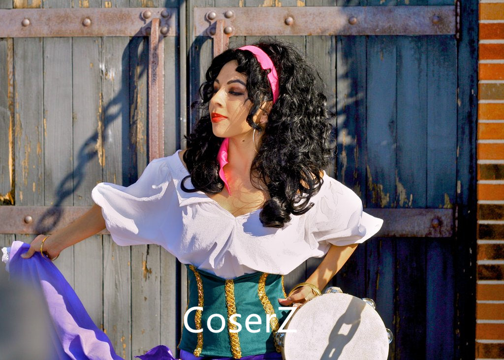 Custom-made Esmeralda Dress, Princess Esmeralda Cosplay Costume