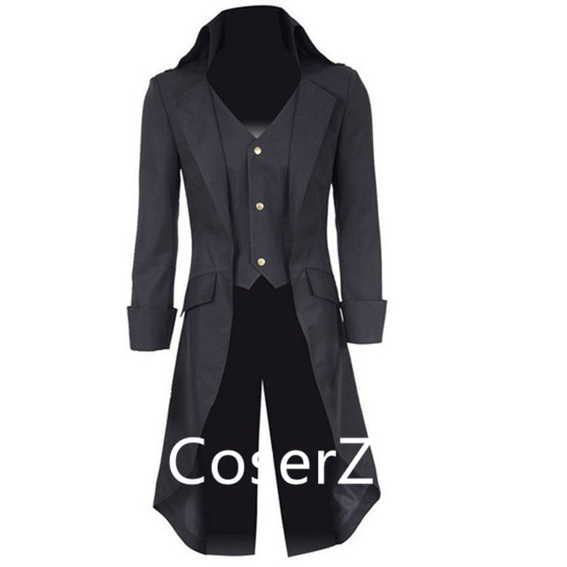 Mens victorian store long coat