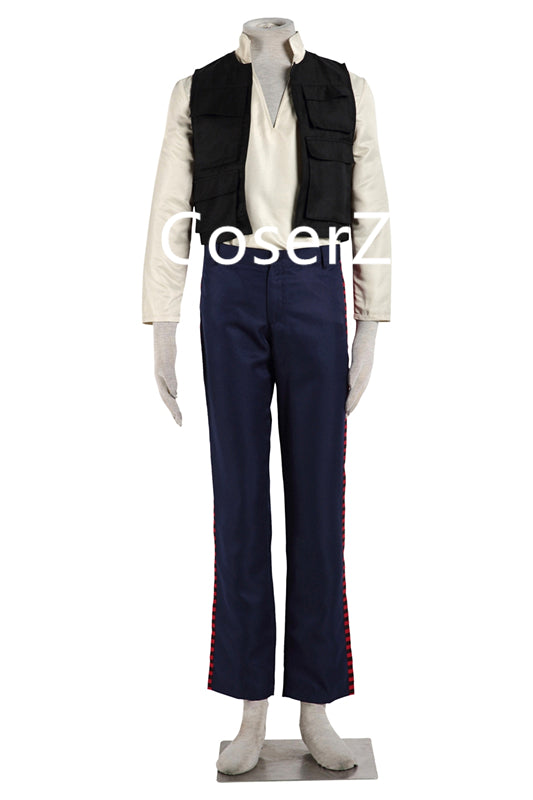 Movie Star Wars Cosplay Costume, Han Solo Costume Halloween