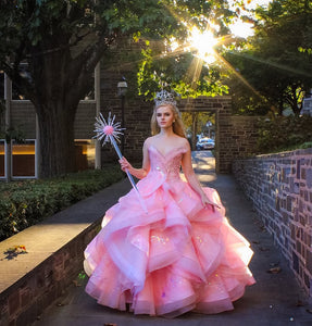 Pink Wicked Glinda Dress by Ariana Grande Glinda Costume