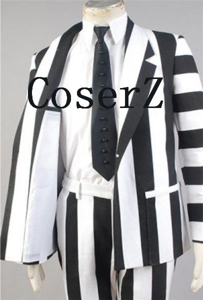 Beetlejuice Tim Burton Suit Cosplay Costume – Coserz