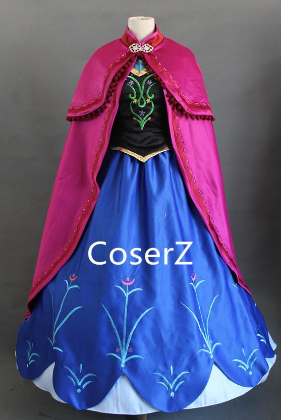 Custom-made Anna Embroidery Dress, Anna Embroidery Cosplay Costume – Coserz