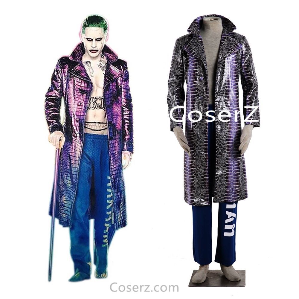 Suicide Squad The Joker Jack Joseph Cosplay Costume – Coserz