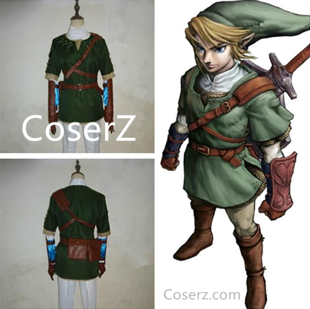 Custom The Legend of Zelda Costume, Red Link Costume, Link Red Cosplay –  Coserz