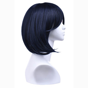 Kill La Kill Ryuko Matoi Short Hair Dark Blue Mixed Red Anime Cosplay Wig