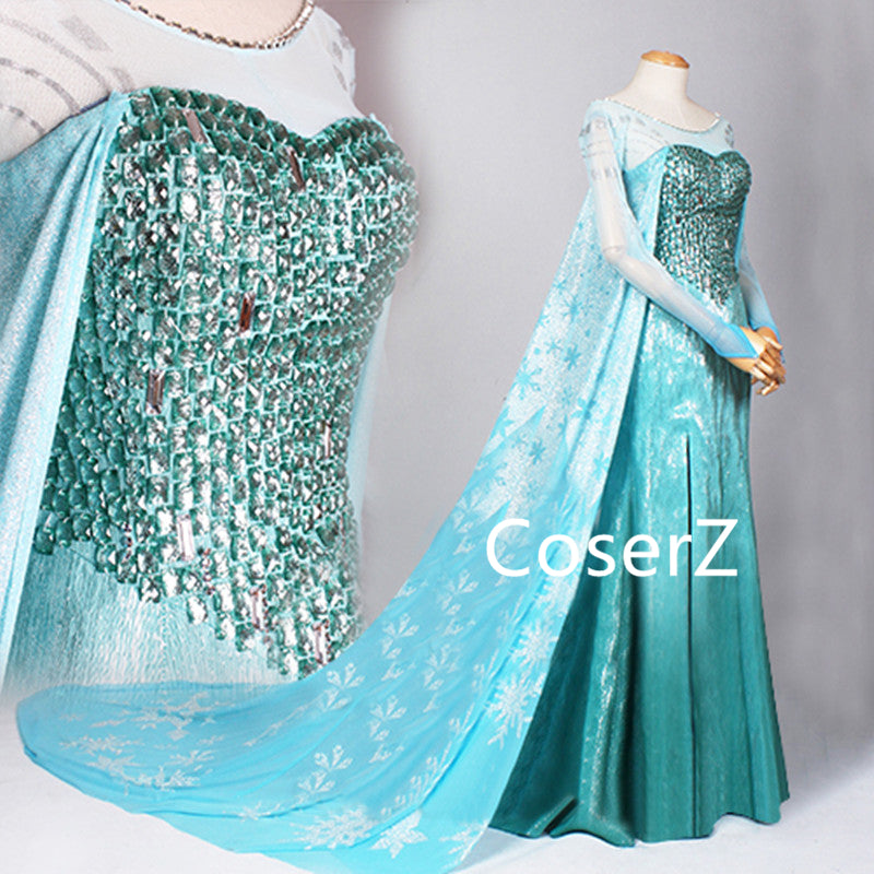 Deluxe Frozen 2 Elsa Costume for Women | Elsa Cosplay Costume