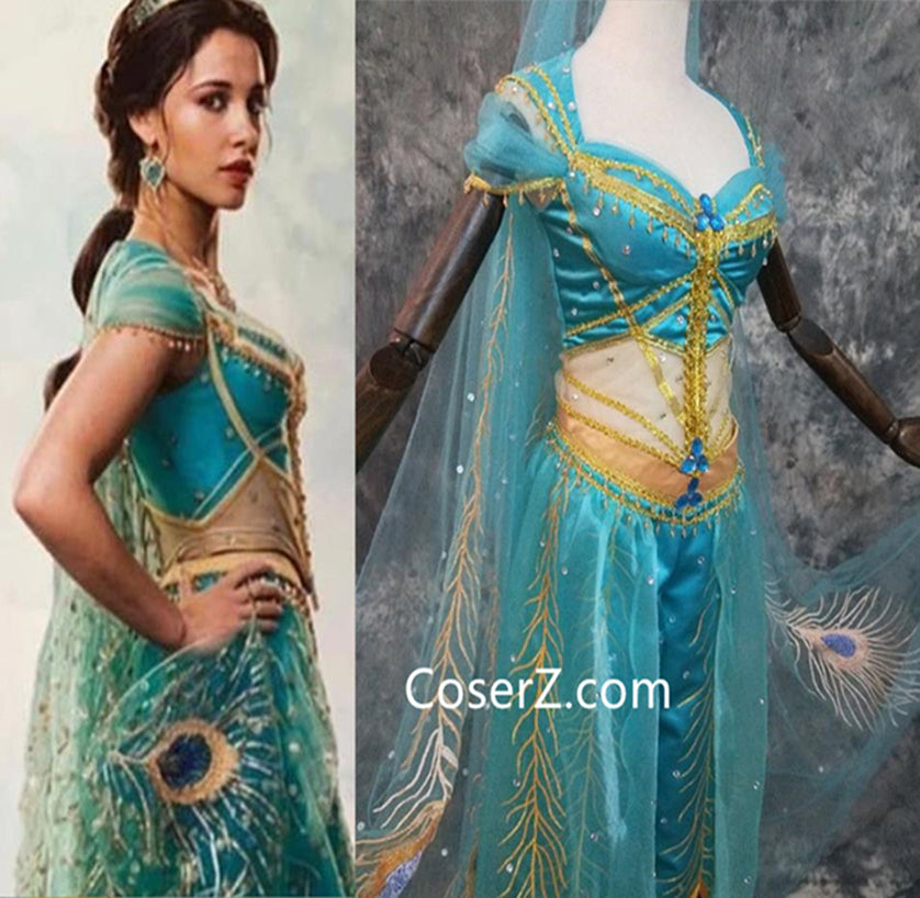 princess jasmine and aladdin costumes for adults