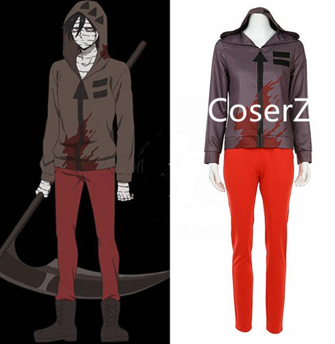 Cosplay Angels of Death Zack Costumes Pants Full Set Halloween Masquerade  Suits
