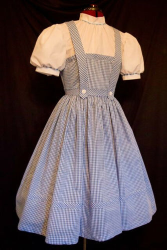 Dorothy Gale Costume, Adult Dorothy Jumper and Blouse Halloween Costume from Wizard of Oz