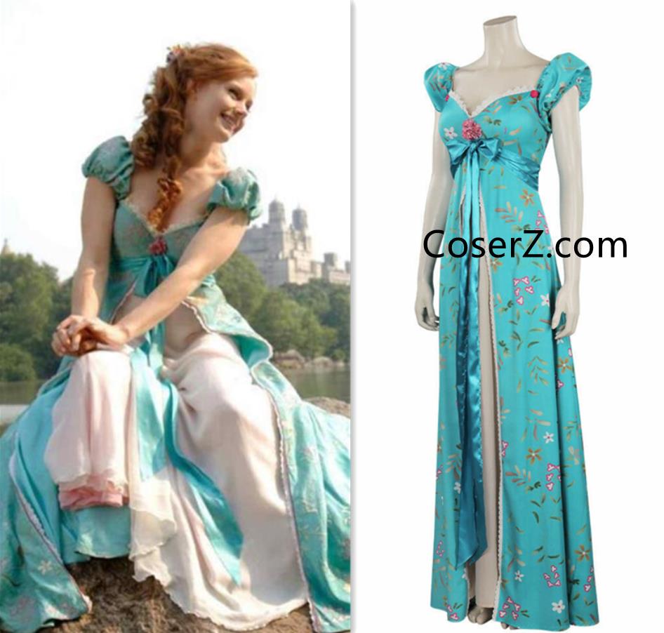 Giselle Dress Enchanted Giselle Cosplay Costume Floral Dress – Coserz