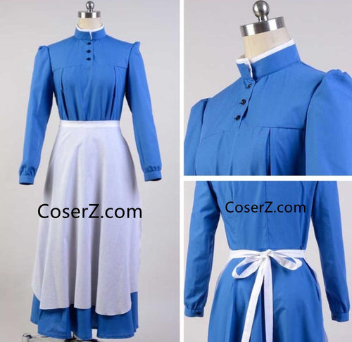 Sophie Hatter Dress, Sophie Hatter Costume Howl's Moving Castle Cosplay