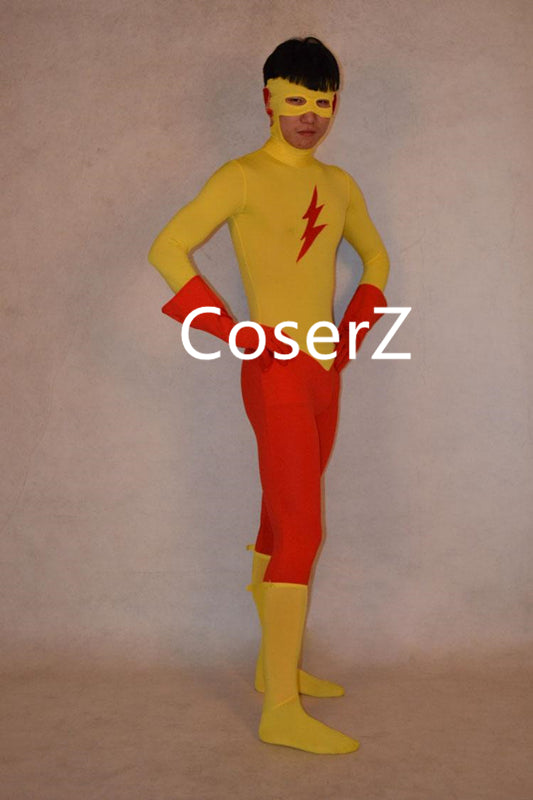 Superhero Flash Costume Spandex Party Cosplay Zentai Suit Coserz